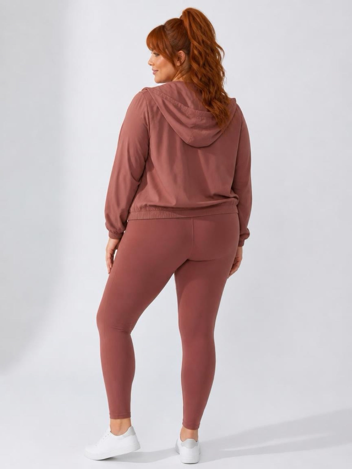 Safe Embrace Warm Copper Brown Leggings