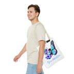 You Matter Butterfly Tote Bag – Inspirational Floral Butterfly AOP Tote