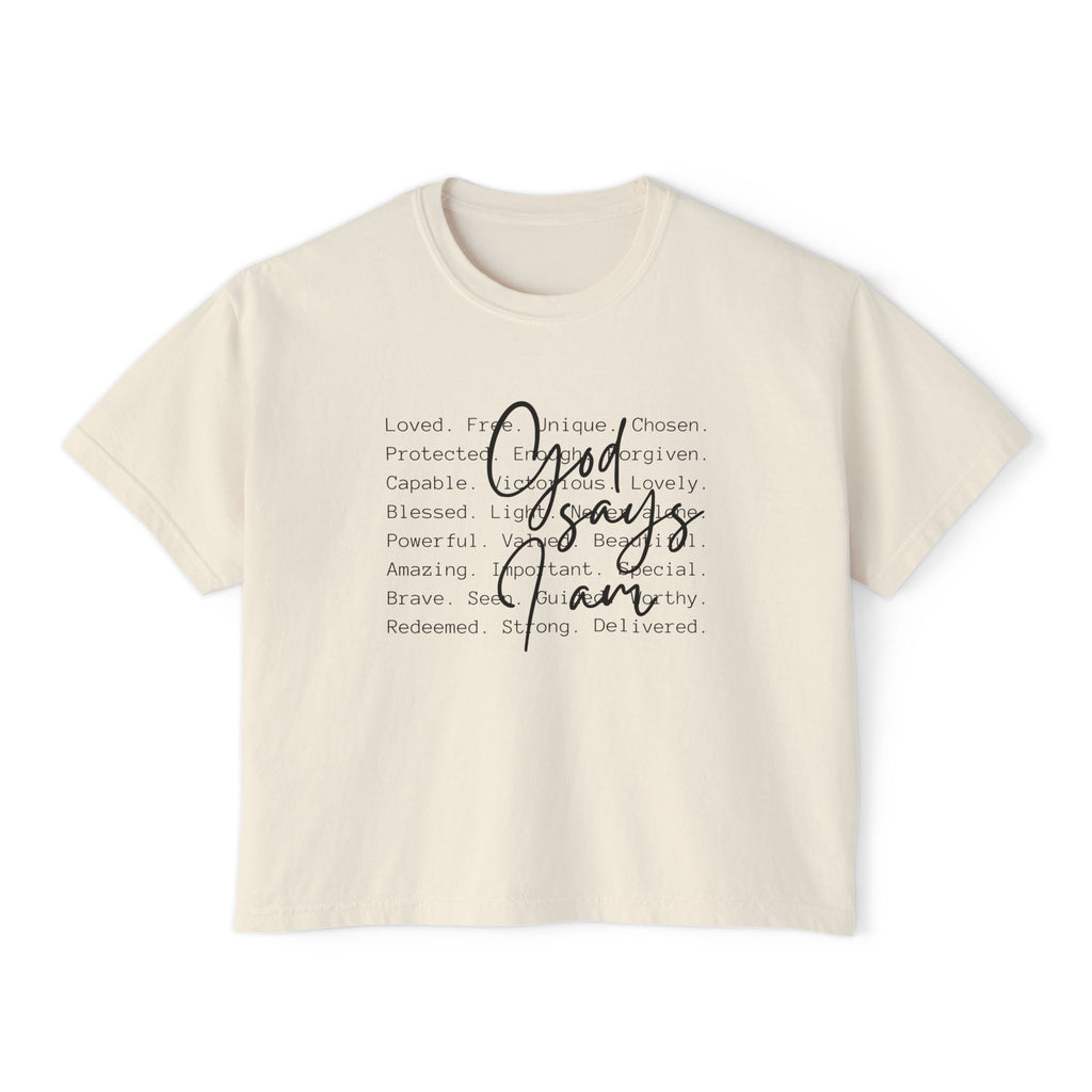 I am Loved Crop T‑Shirt