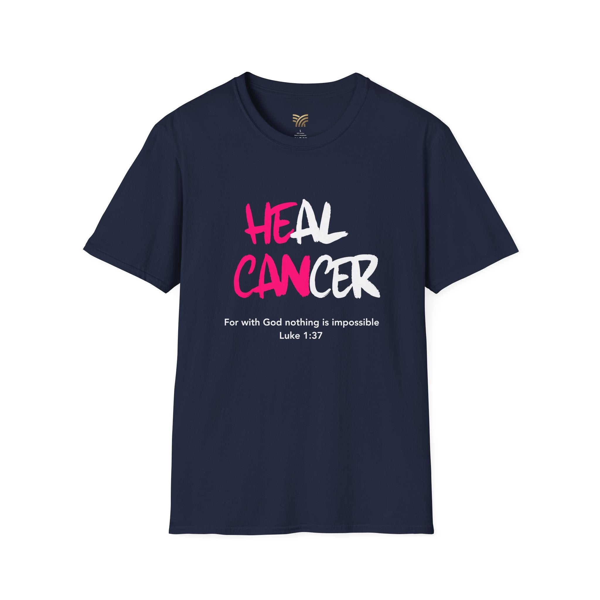 Heal Cancer T-Shirt (Luke 1:37)