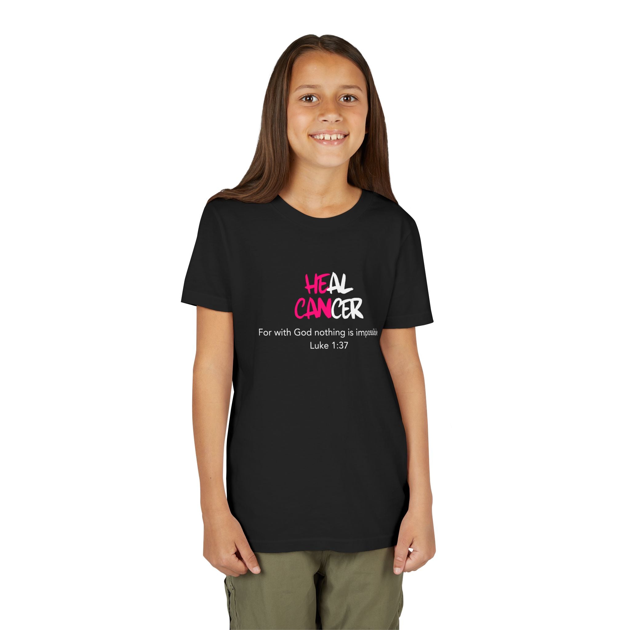 Nothing is impossible - Letty's HE CAN Heal Cancer Youth T-shirt