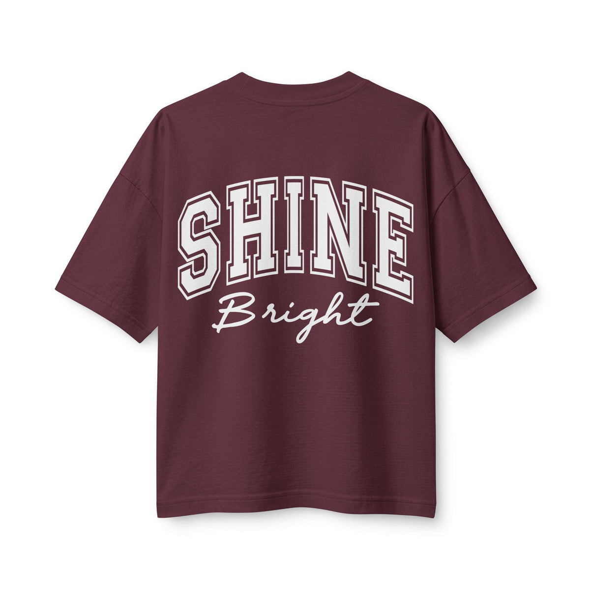 Shine Bright Women's Tee — Inspirational Cross Graphic Crop T-Shirt