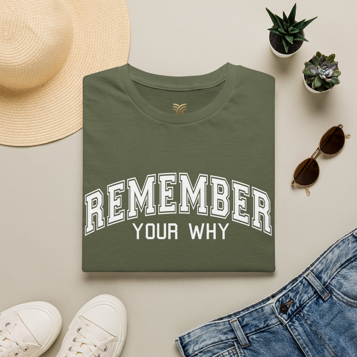 Remember Your Why T-Shirt — Motivational Graphic Tee
