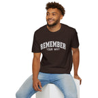 Remember Your Why T-Shirt — Motivational Graphic Tee