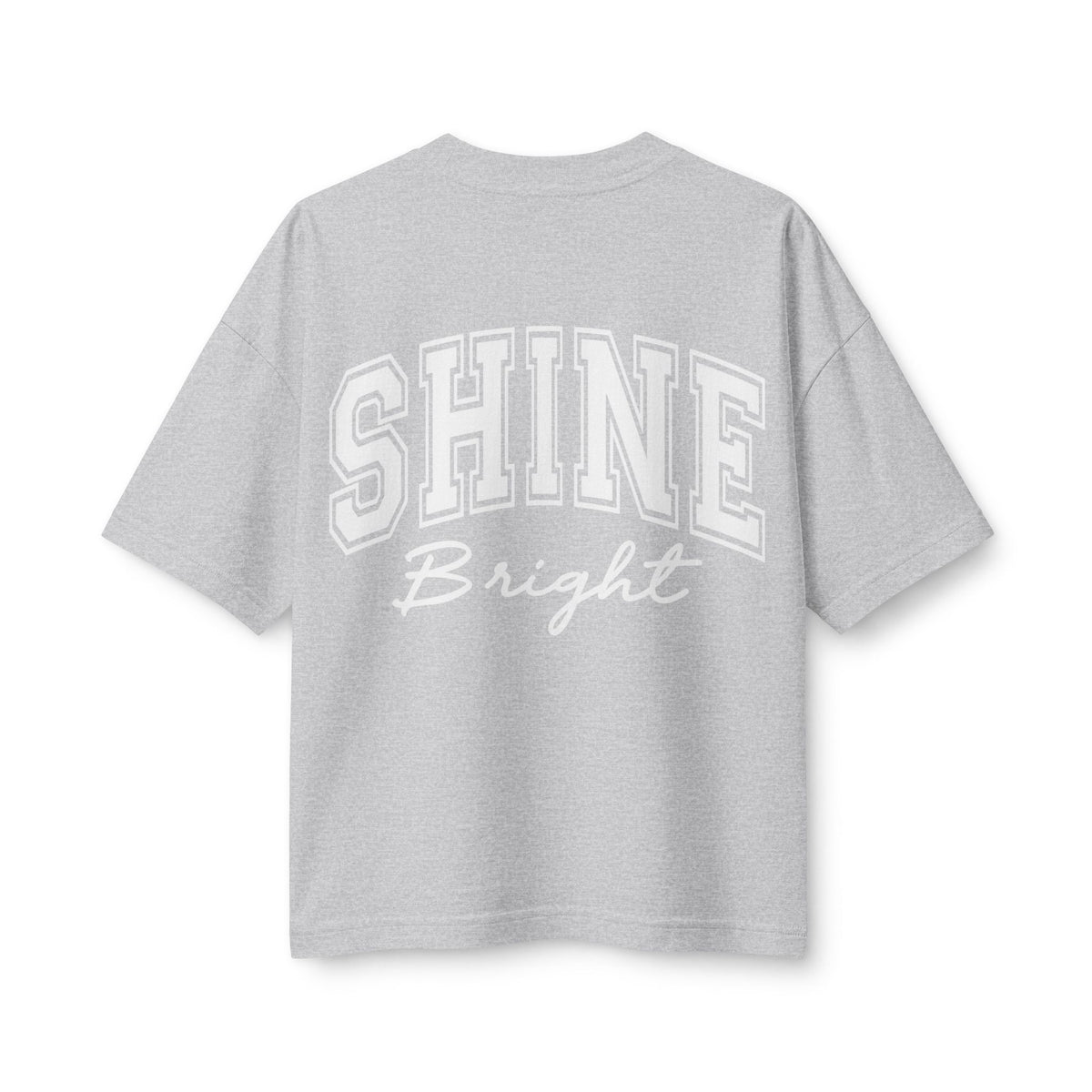 Shine Bright Women's Tee — Inspirational Cross Graphic Crop T-Shirt