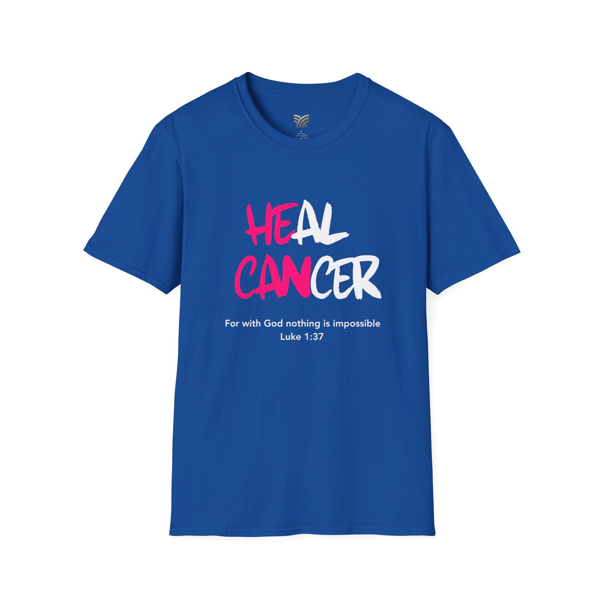 Heal Cancer T-Shirt (Luke 1:37)