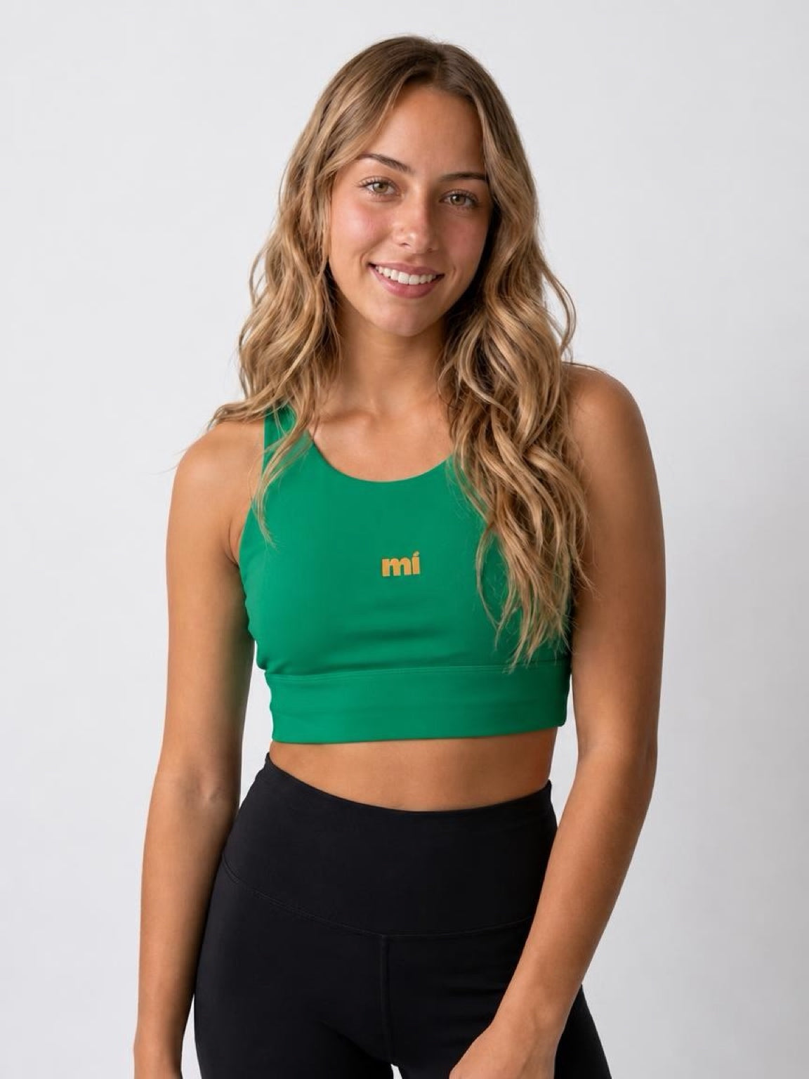 Shared Growth Emerald Green Sports Bra