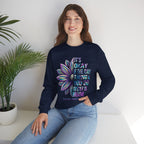 Suicide Awareness Crewneck Sweatshirt — "It’s Okay If The Only Thing You Do Today Is Breathe"