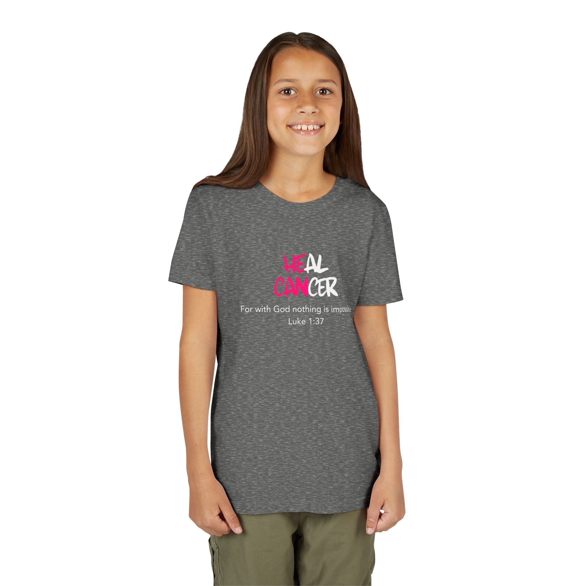 Nothing is impossible - Letty's HE CAN Heal Cancer Youth T-shirt