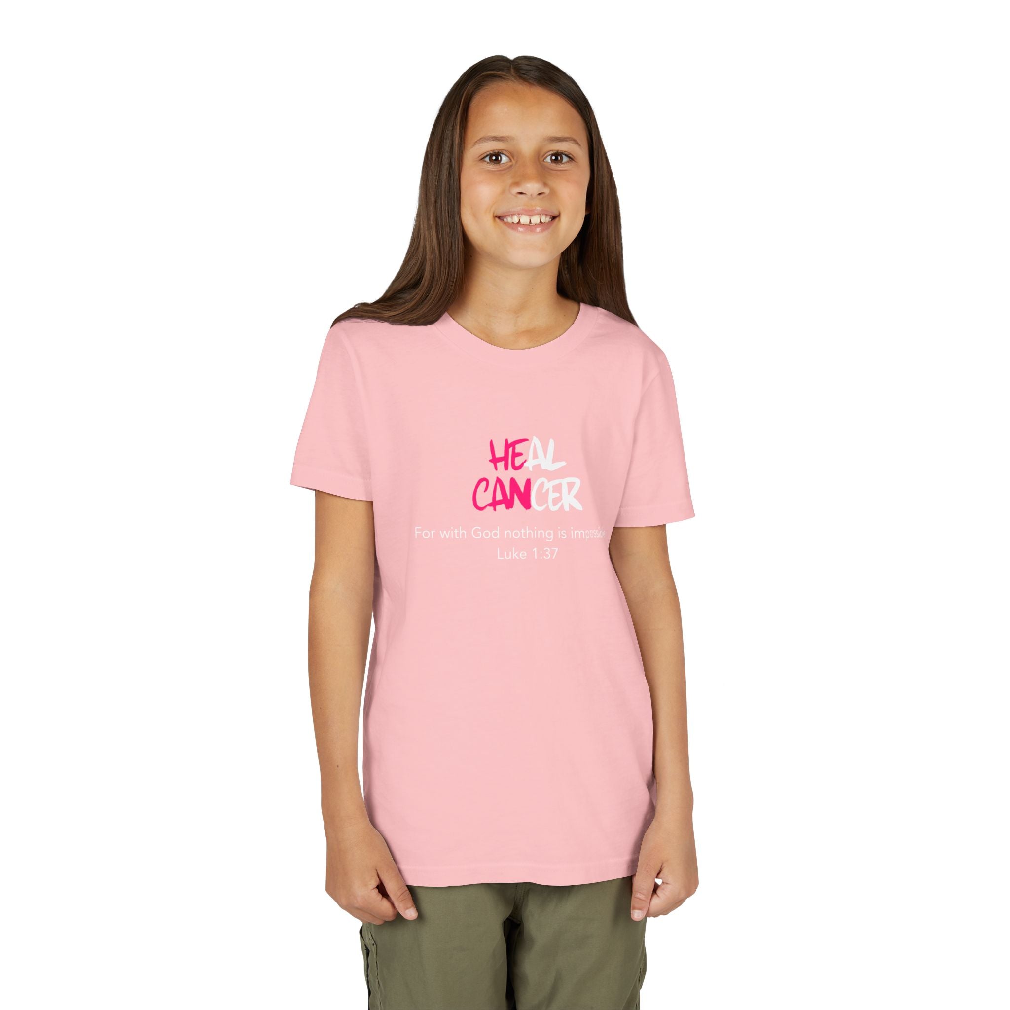 Nothing is impossible - Letty's HE CAN Heal Cancer Youth T-shirt