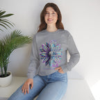 Suicide Awareness Crewneck Sweatshirt — "It’s Okay If The Only Thing You Do Today Is Breathe"