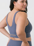 Still Waters Slate Blue Sports Bra