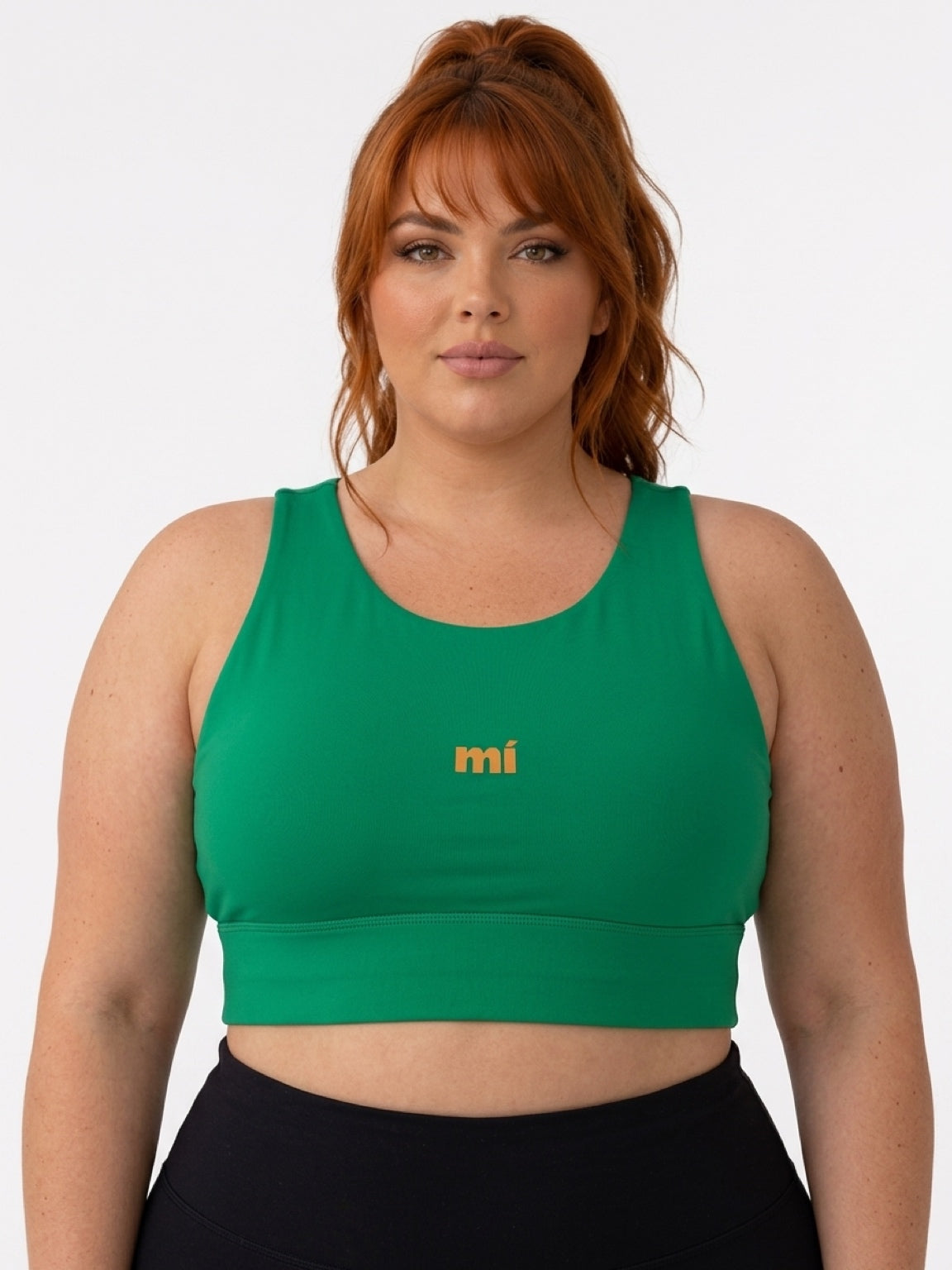 Shared Growth Emerald Green Sports Bra