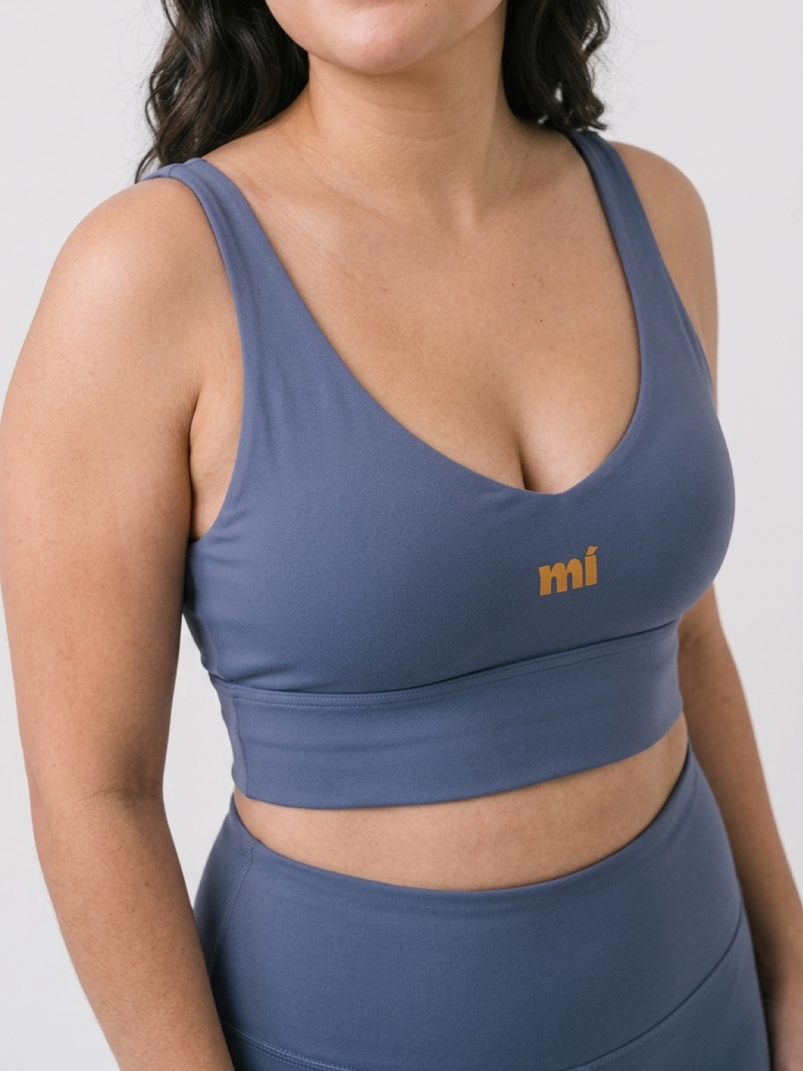 Still Waters Slate Blue Sports Bra