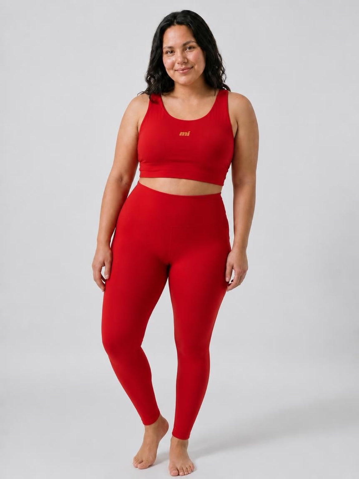 Courageous Heart Red Sports Bra