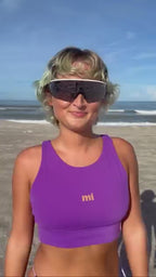 Higher Purpose Vivid Purple Sports Bra